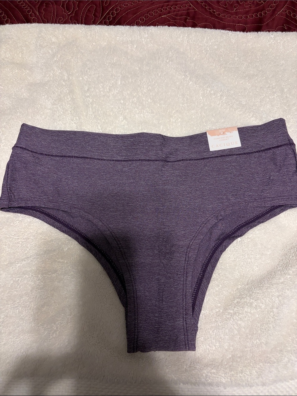 Cacique Plum Seamless Cheeky Briefs
